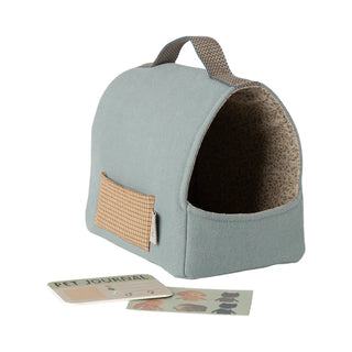 PRE-ORDER Maileg Pet Carrier (Dusty Blue)