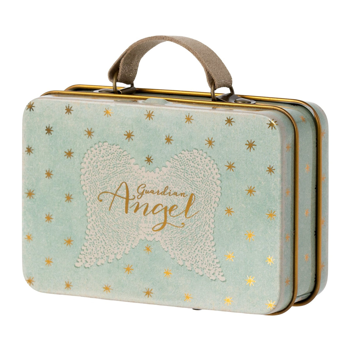 maileg metal suitcase, small angel