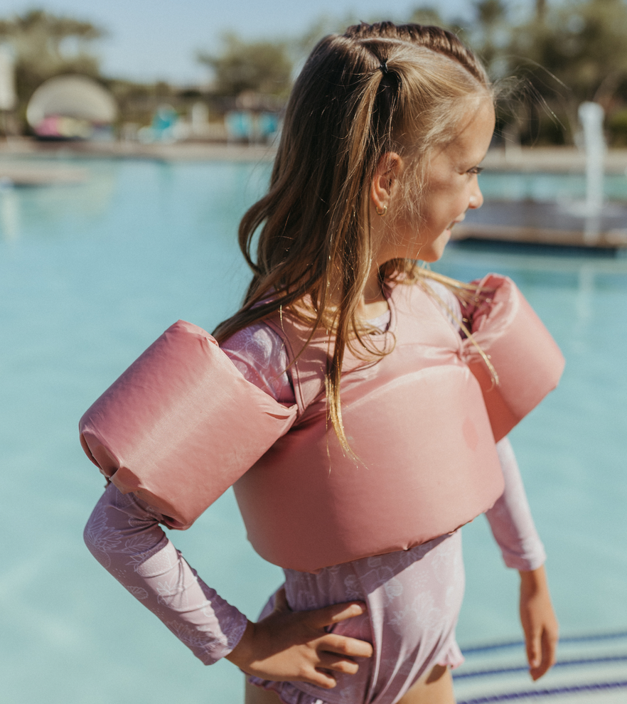 current tyed modern floaties - blush