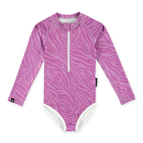 beach & bandits Purple Shade upf50+ swimsuit