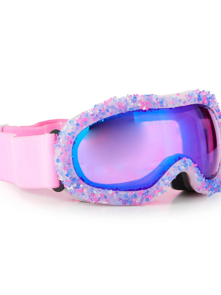 Bling2O Kid's Ski Snowboard Goggles Purple Crystals