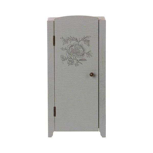 maileg miniature closet - grey mint