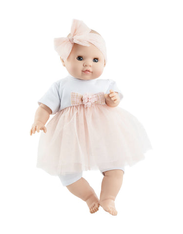 Paola Reina Sonia soft doll with sleepy eyes and complete ballerina outfit in gift box