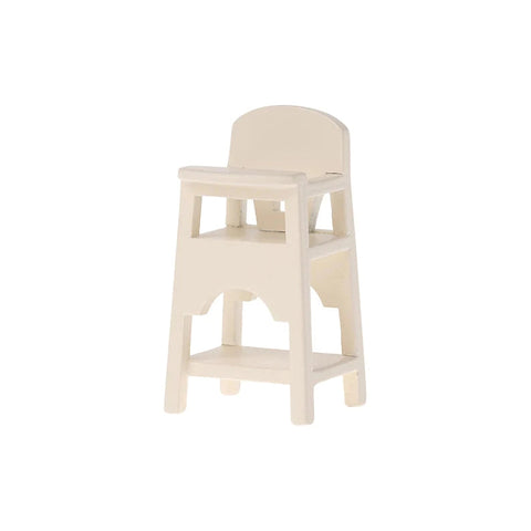 maileg high chair for mice white