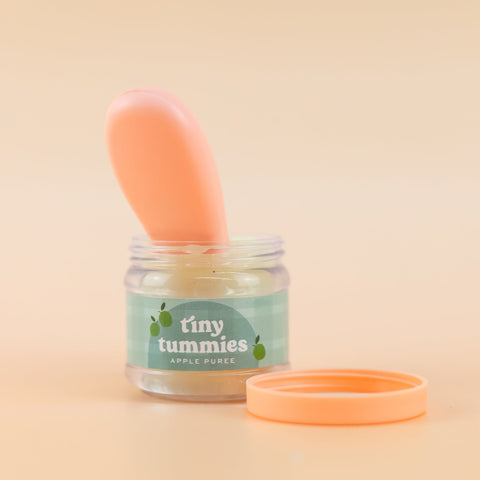 Tiny Tummies Magic Doll Food Strawberry Custard Puree Jar And Spoon Se tiny-tummies-magic-doll-food-strawberry-custard-puree-jar-and-spoon-se