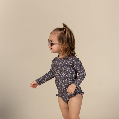 children's shatterproof polarized sunglasses beige