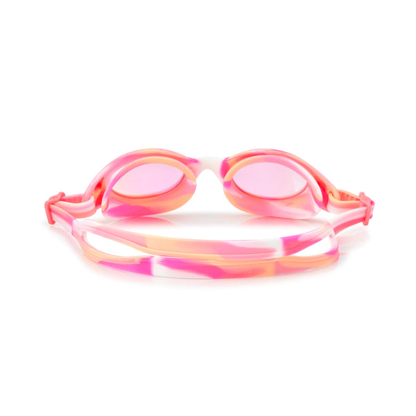 Bling2O Kids Swim Goggles Orange & Cream Taffy Girl