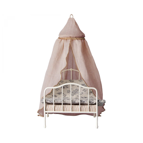 maileg miniature bed canopy rose