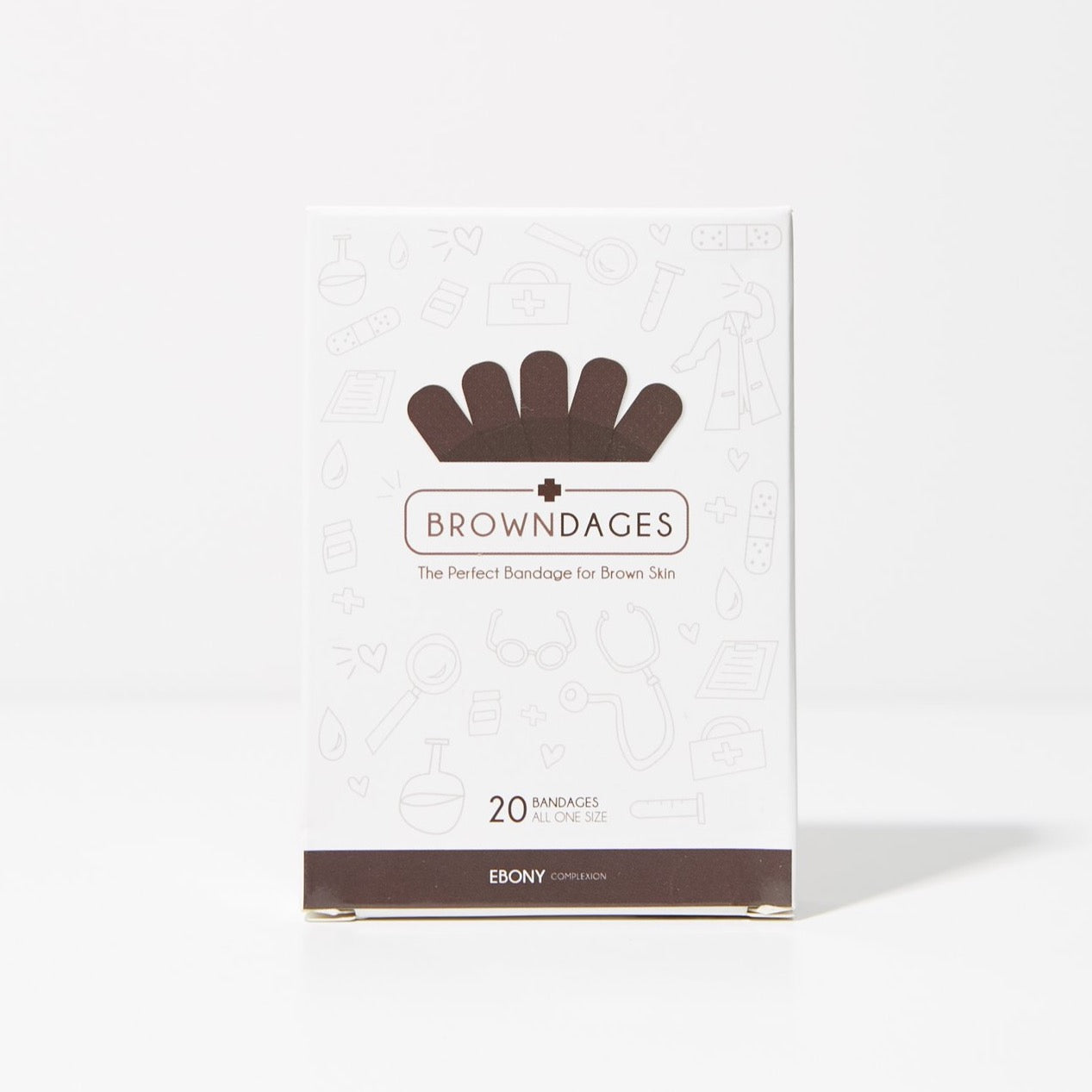 browndages - ebony complexion