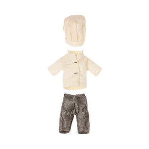 maileg chef clothing set for sibling mouse