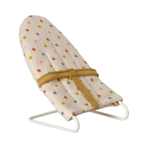 maileg micro babysitter bouncy chair dots