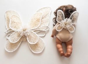 child + doll fairy wings