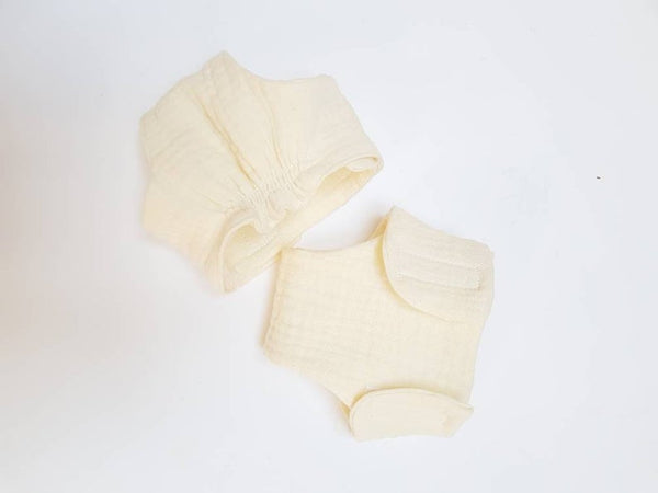muslin doll diapers - set of two