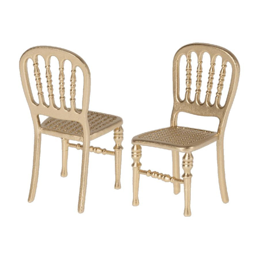maileg gold chair for mouse, single