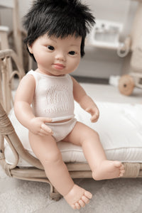Miniland doll Asian boy with Down Syndrome 38 cm