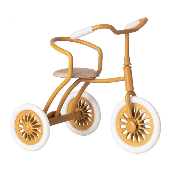 Maileg abri a tricycle, Mouse - Ochre