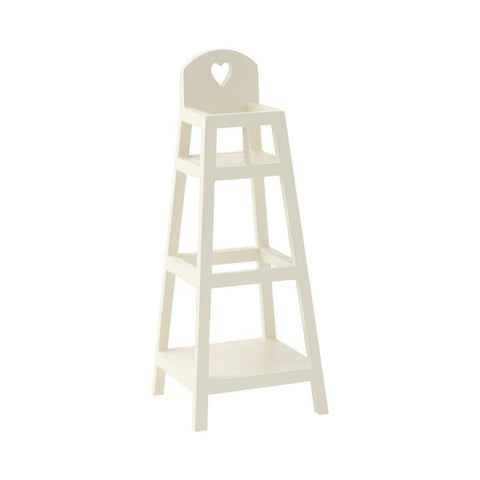 maileg high chair for MY babies, white