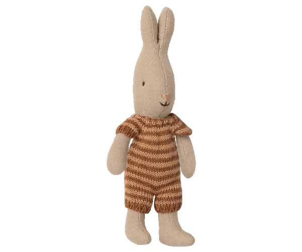 maileg micro rabbit in knitted romper