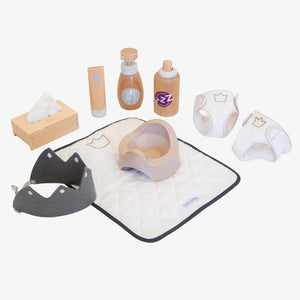 wooden doll nurture kit by make me iconic