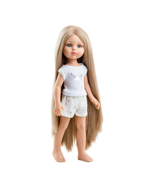 Paola Reina las amigas Carla long Hair doll pyjama 32 cm