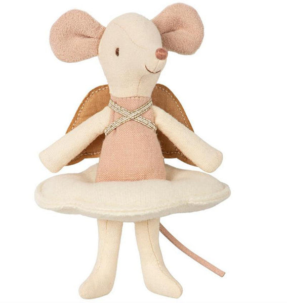 maileg big sister angel mouse in book